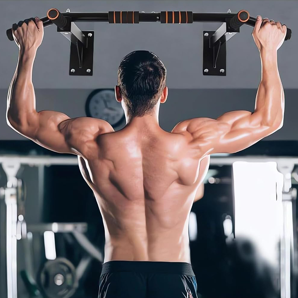Home Gym Workout - Adjustable Steel Frame Bar Home Gym