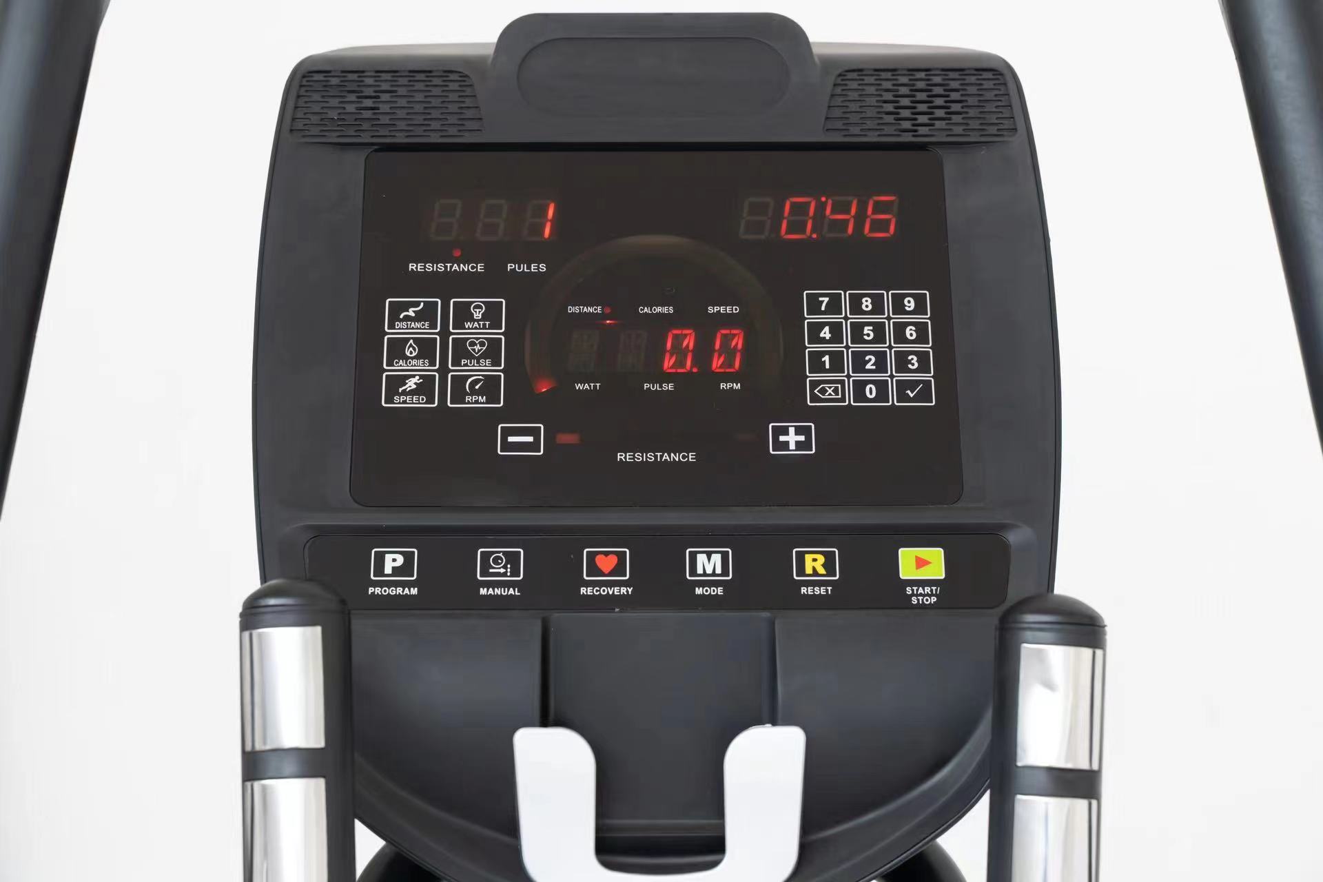 Home Gym Trainer - Foldable Electric/Self Generated Elliptical Cross Trainer