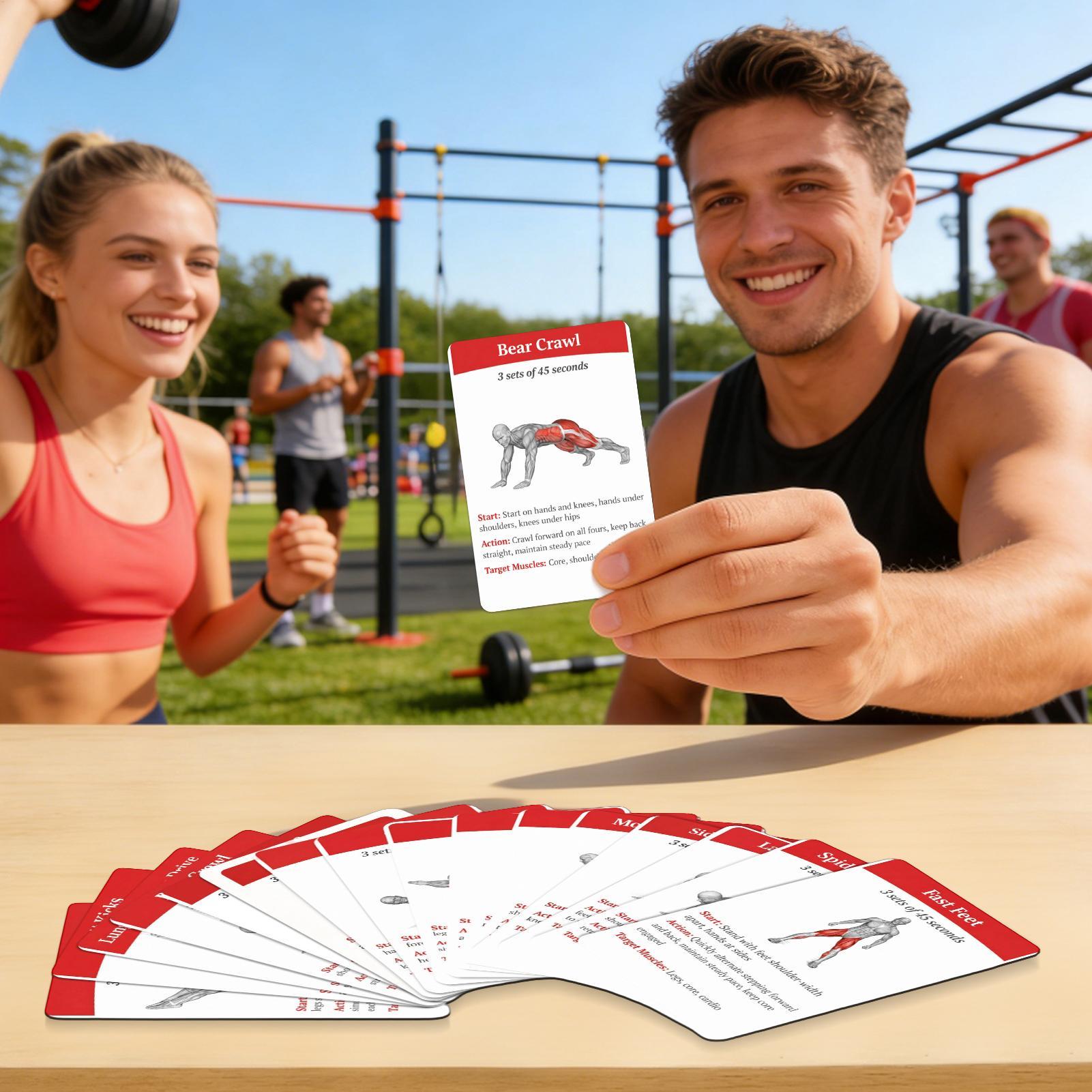 Workout Cards Exercise Deck 36 - огляд і ціна Home Gym Outfit