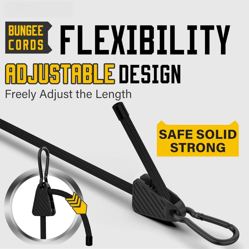 1-6PCS Adjustable Bungee Cord  - огляд і ціна Resistance Band Heavy