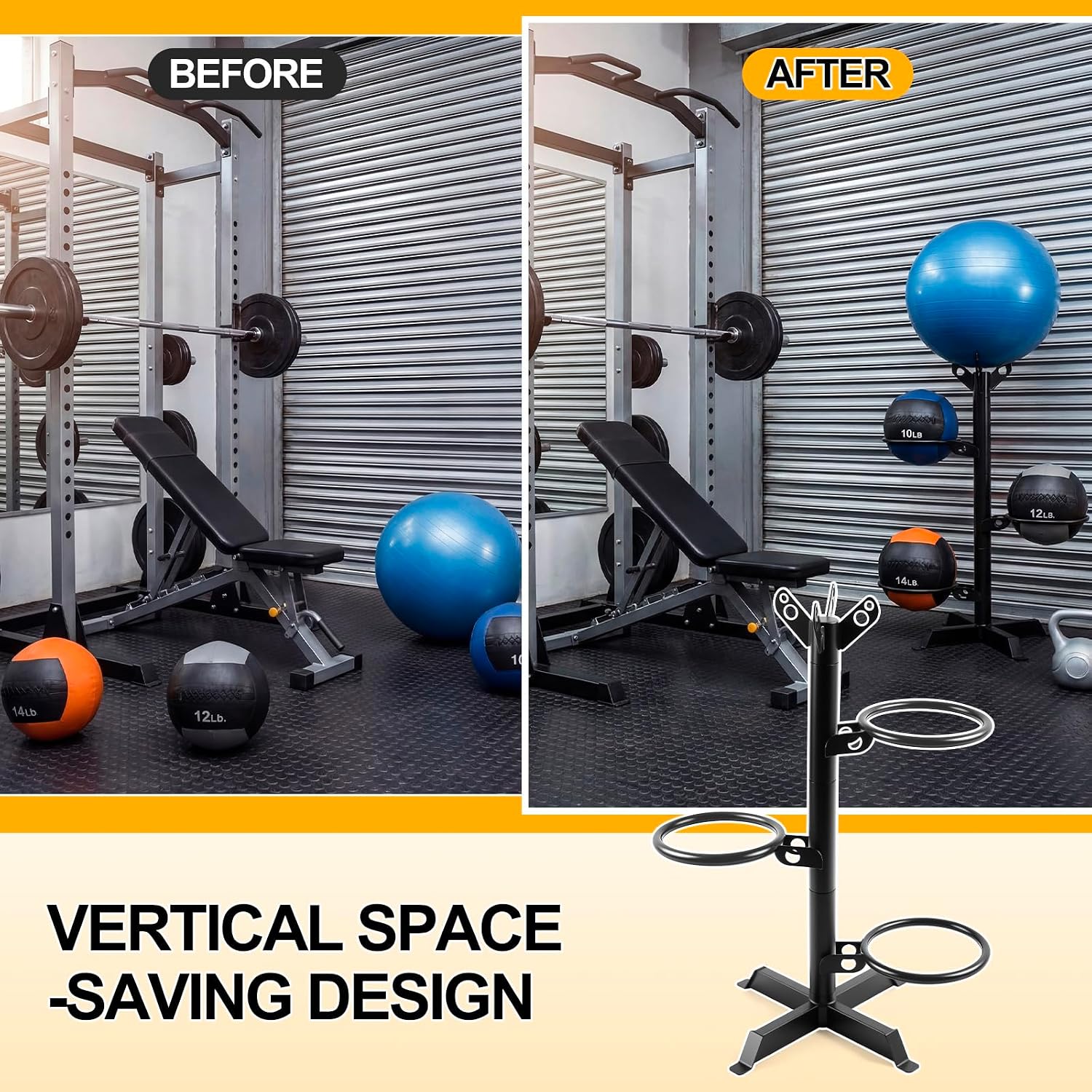 Medicine Ball Rack For Home Gy - огляд і ціна Medicine Ball Slam