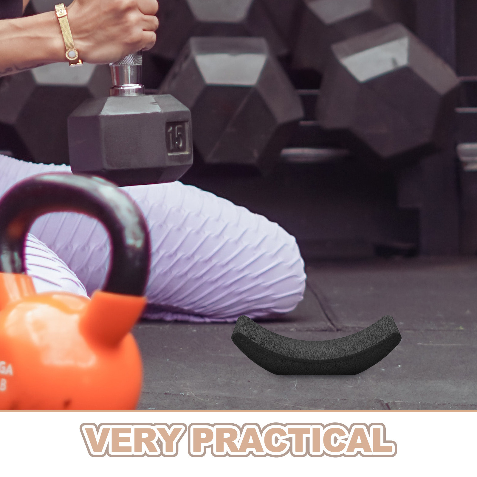 4Pcs Heavy Duty Rubber Dumbbel - огляд і ціна Home Gym Training