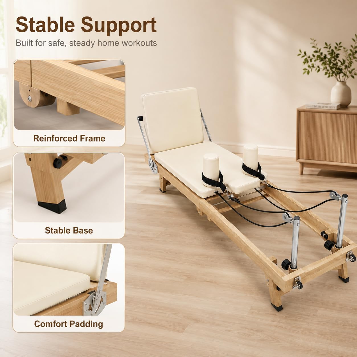 75 Inch Foldable Pilates Refor - огляд і ціна Home Gym Training Program