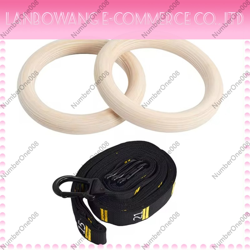 Solid Birch Wood Gymnastic Rin - огляд і ціна Home Gym Set