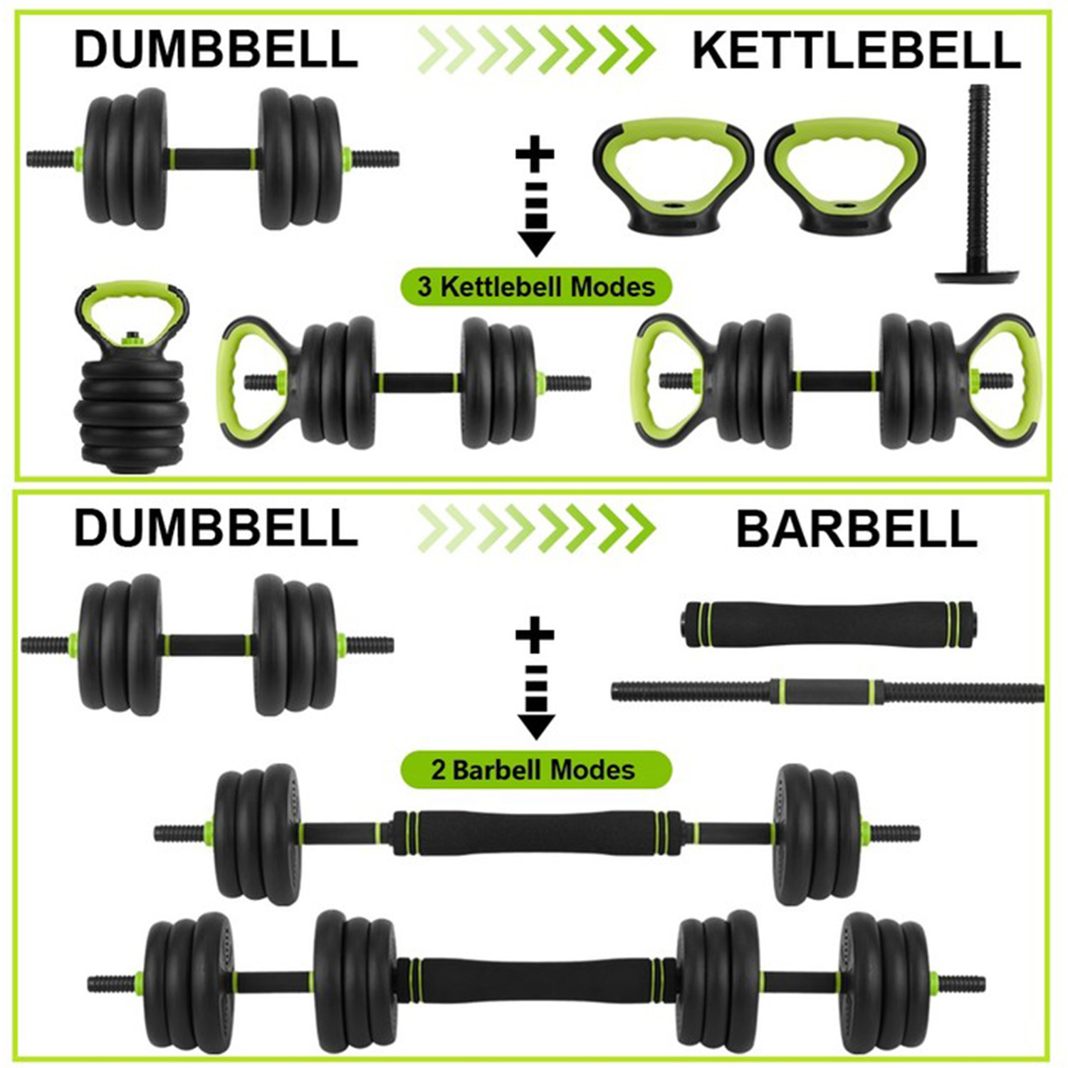 4 in 1 Adjustable Dumbbell Set - огляд і ціна Home Gym Outfit