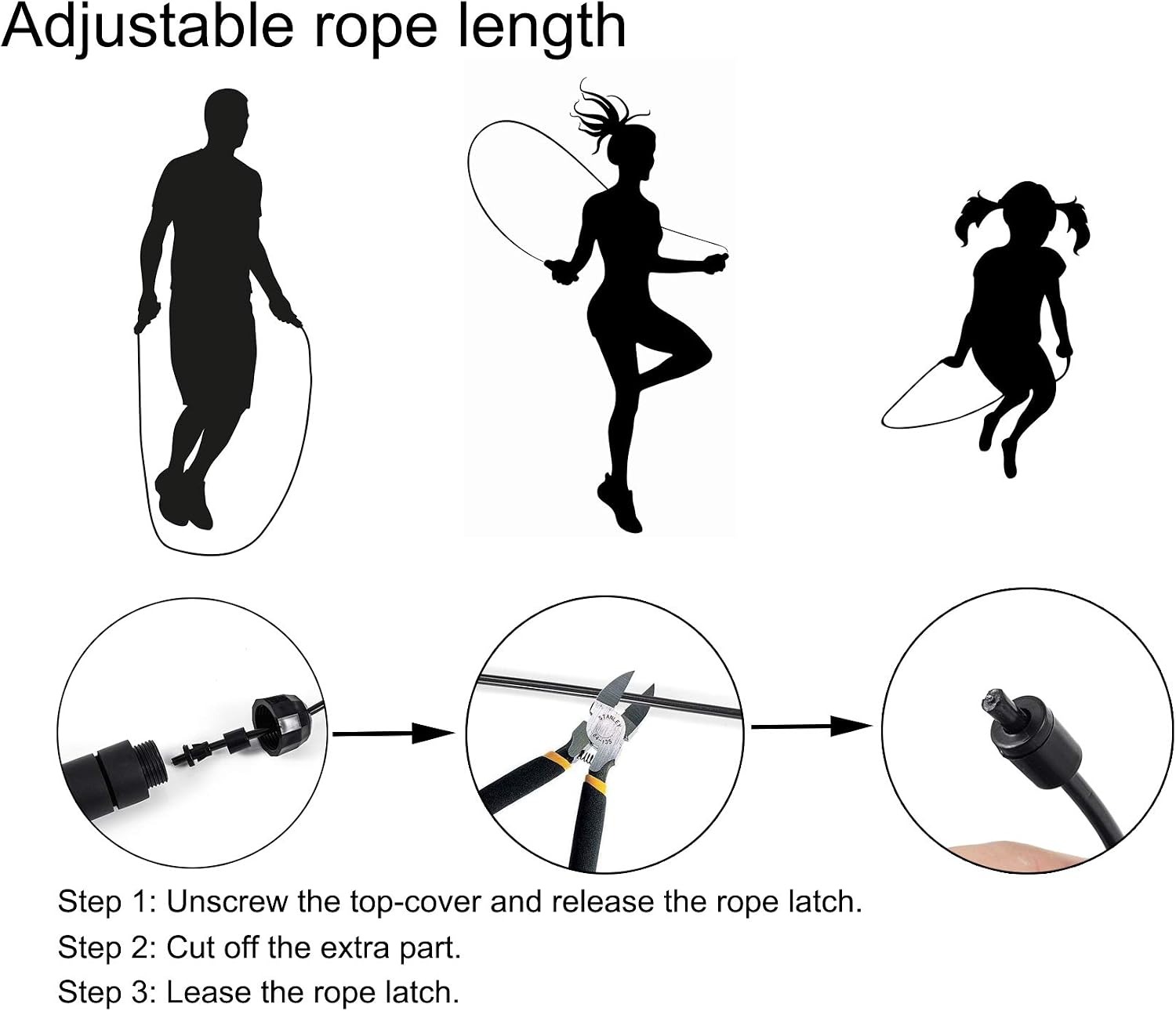 Adjustable Steel Wire Jump Rop - огляд і ціна Jump Rope Bearing