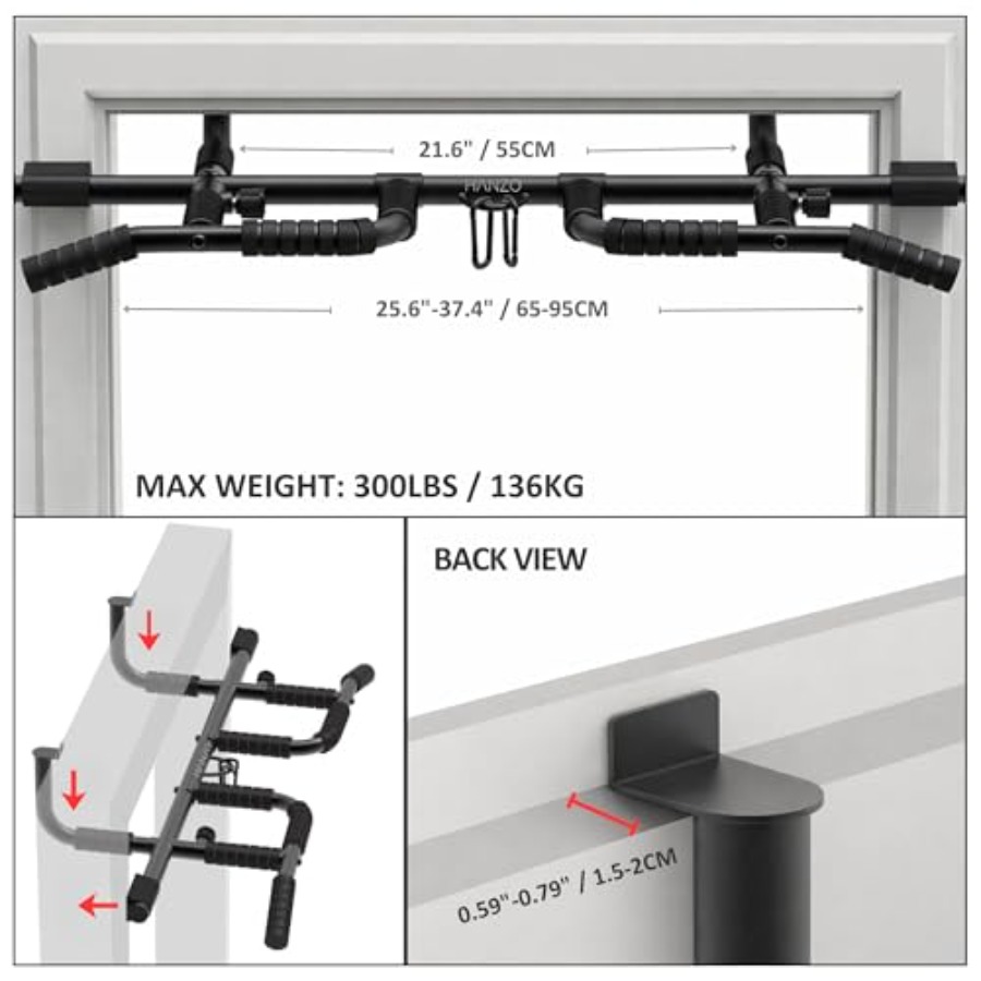 Doorway Pull Up Bar Set with S - огляд і ціна Home Gym Set