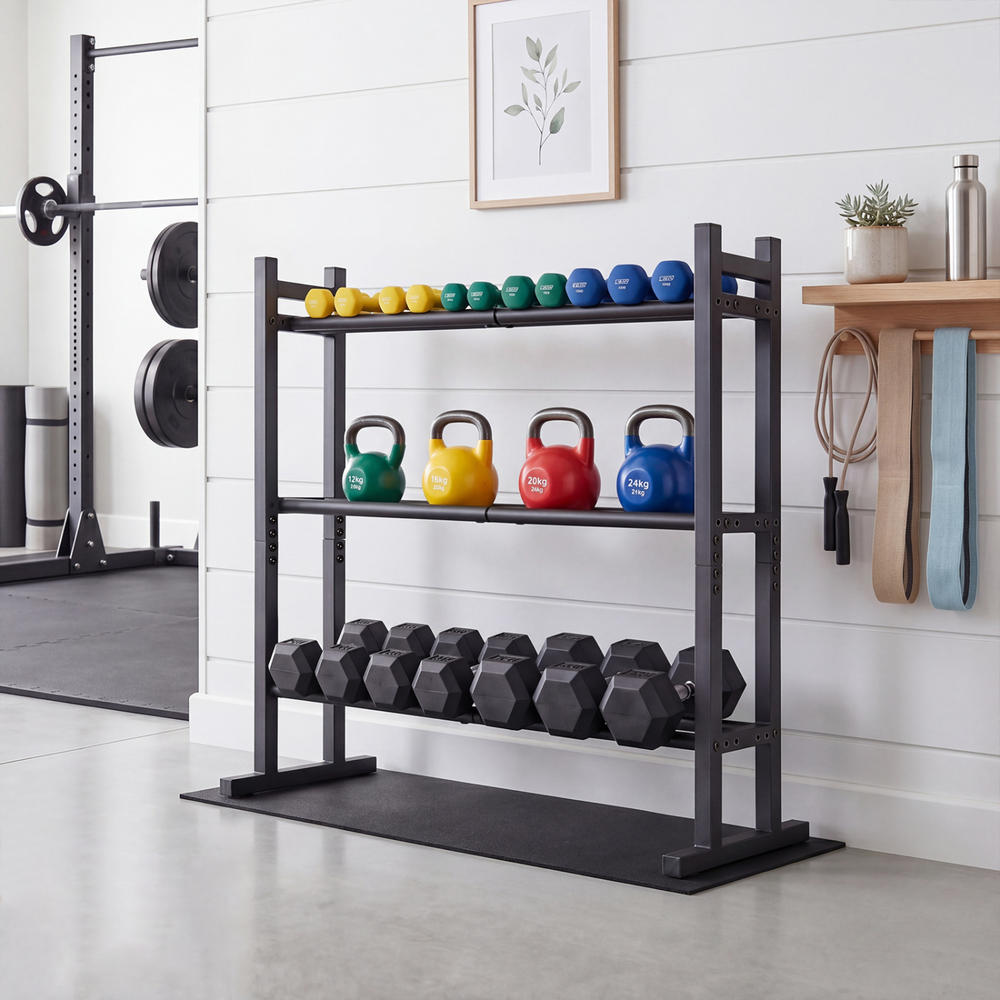 Heavy Duty 3-Tier Dumbbell Rac - огляд і ціна Home Gym Training