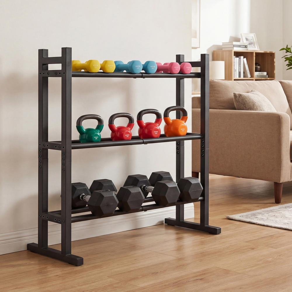 Heavy Duty 3-Tier Dumbbell Rac - огляд і ціна Home Gym Training