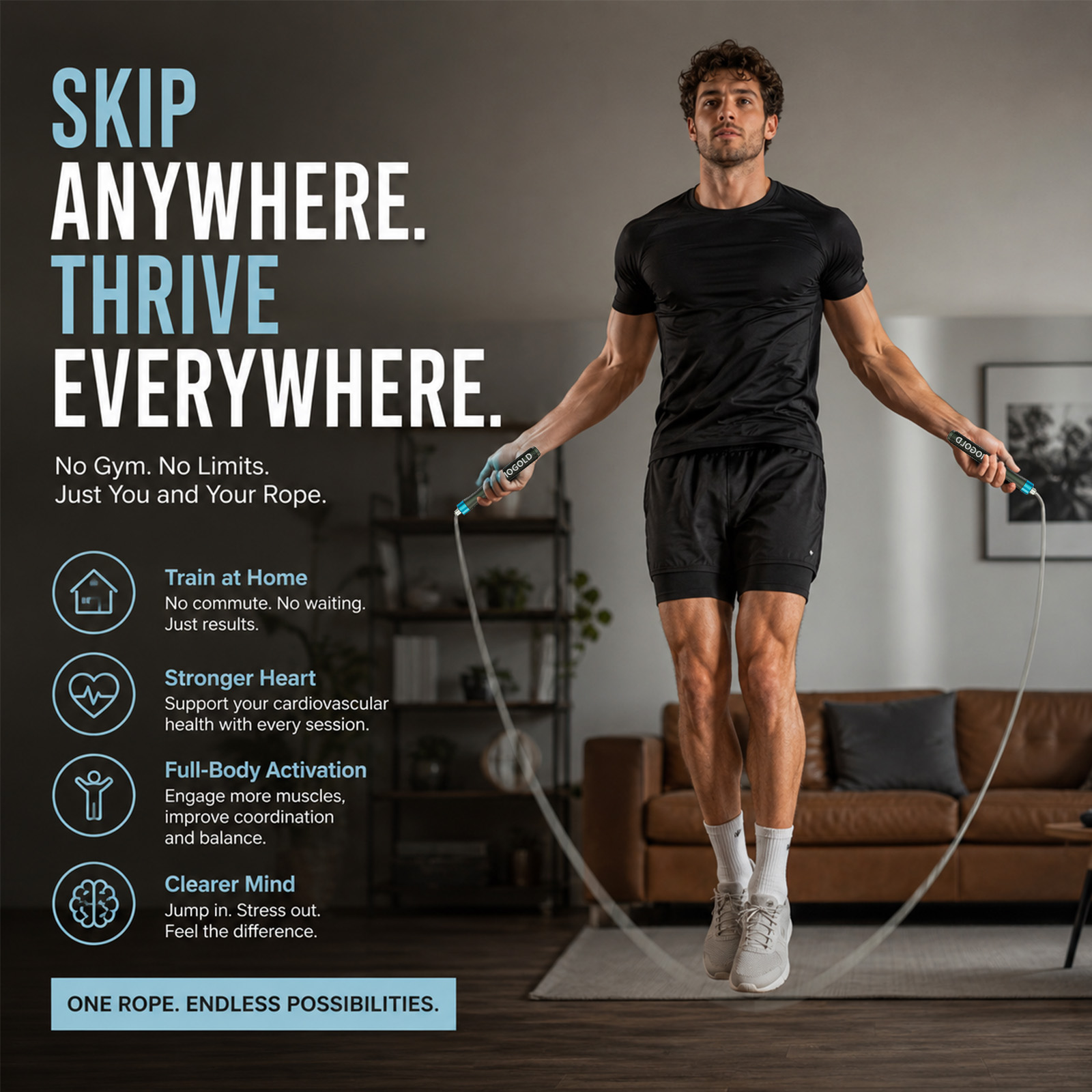 MOGOLD Professional Speed Jump - огляд і ціна Jump Rope Bearing