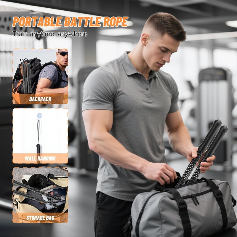 Wireless Swing Combat Rope, 2P - огляд і ціна Home Gym Outfit