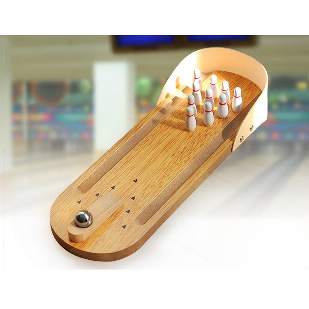 1Pcs Wooden Mini Bowling Set D - огляд і ціна Home Gym Set