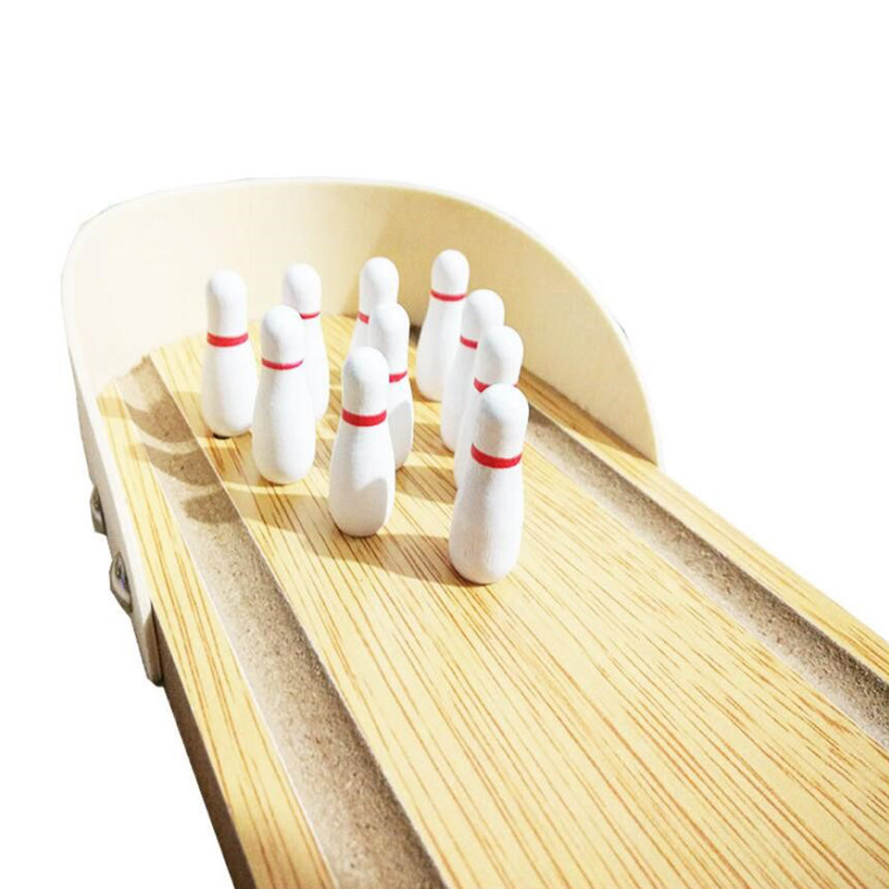 1Pcs Wooden Mini Bowling Set D - огляд і ціна Home Gym Set